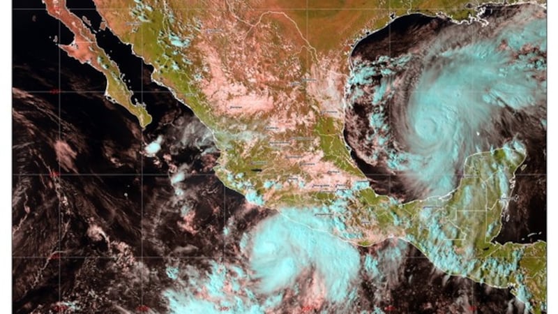 Depresión Tropical 20-E evoluciona a la Tormenta Tropical ‘Simon’ en costas del Pacífico