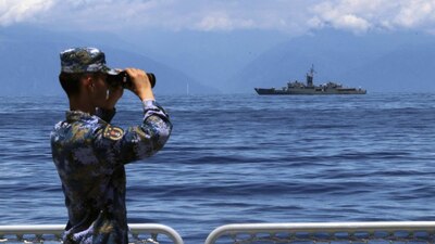 Indicó además que detectó cuatro aeronaves no tripuladas que volaban cerca de la región de Kinmen