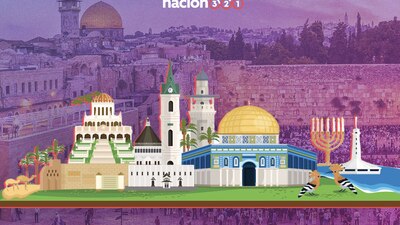 La ciudad, que no pertenece a Palestina ni Israel, pero es centro de 3 religiones