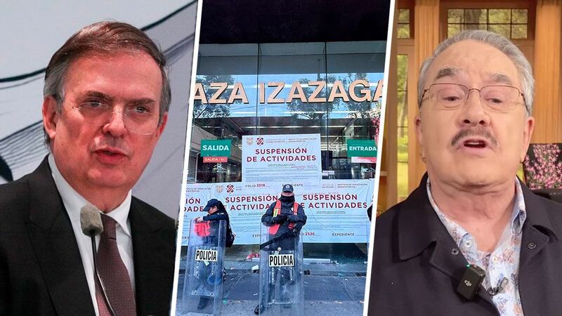 Plaza Izazaga: Entre consejos de Pedrito Sola a Ebrard y comerciantes protestado