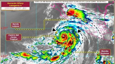 Las autoridades pidieron estar alertas a las indicaciones de Protección Civil