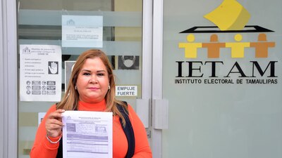 La candidata a la presidencia municipal de Llera, Tamaulipas