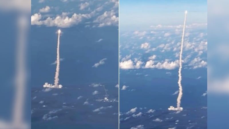 VIDEO: Pasajeros de un vuelo en EU captan momento del despegue del Artemis II