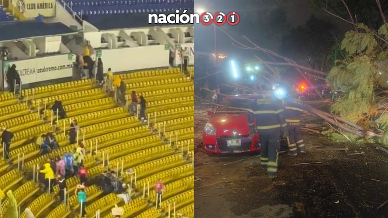 ¡Hasta los americanistas se mojaron! Lluvias dejan estragos por toda la CDMX