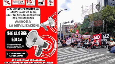 CNTE volverá a marchar el 16 de julio en CDMX; acusa incumplimiento de acuerdos con la SEP