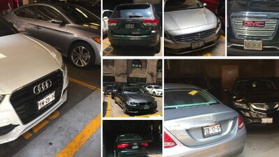 Legisladores federales circulan en la capital con placas de otros estados para evitar pagar tenencia.