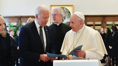 Joe Biden y el Papa Francisco