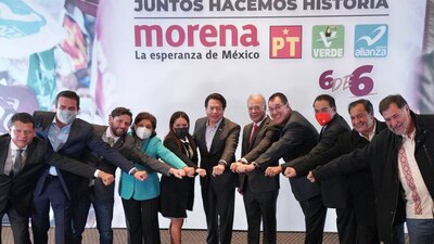 La coalición busca ganar las seis gubernaturas