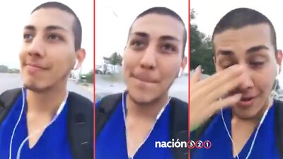 El joven fue discriminado por portar su uniforme de enfermero