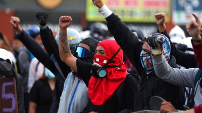 Las movilizaciones se han registrado cuando hay una nueva ola de contagios por COVID