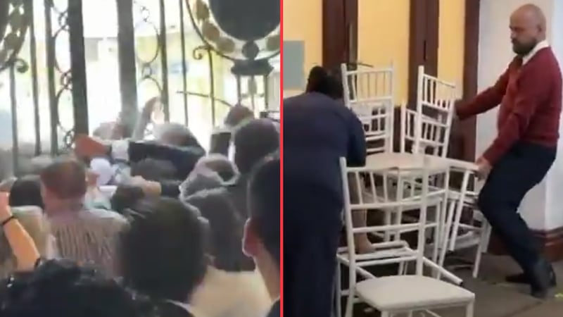 VIDEO: Manifestantes ingresan a la fuerza al Congreso de la CDMX; suspenden sesión