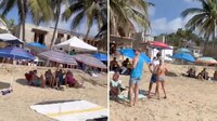 Así luce Playa San Pancho tras suspender obra irregular destapada por maltrato a mexicanos