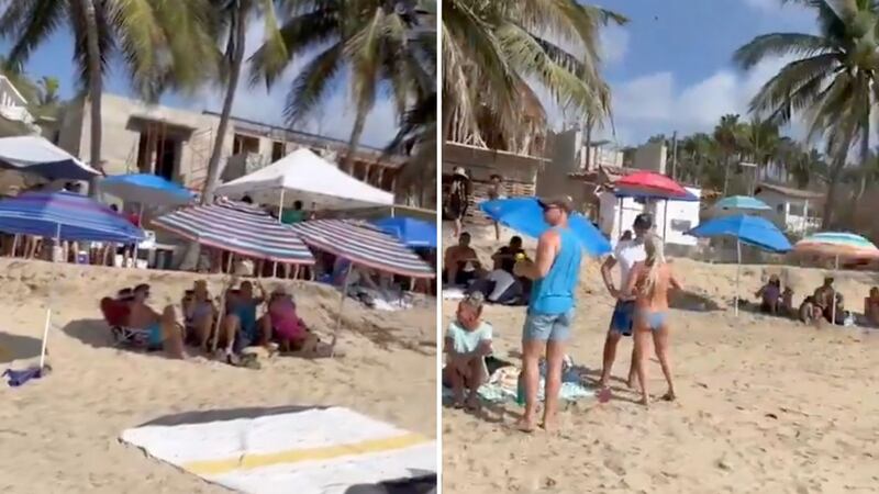 Así luce Playa San Pancho tras suspender obra irregular destapada por maltrato a mexicanos