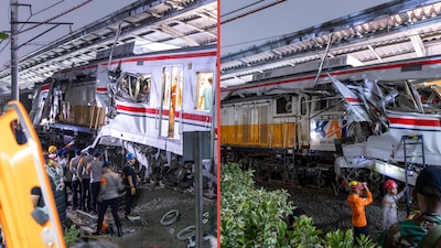 Tragedia en Indonesia: choque de trenes deja 15 mujeres muertas y 88 heridos