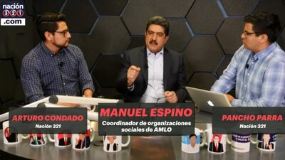 Manuel Espino se incorporó a la campaña de AMLO como enlace con organizaciones sociales