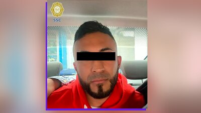 La detención se realizó en calles de la Alcaldía Magdalena Contreras, en la CDMX