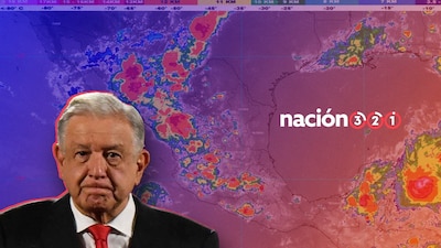 Se intensificó a categoría 3 y AMLO recuerda a la población que lo material se recupera