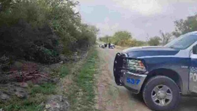 Uno de los cuerpos fue abandonado en una brecha del municipio de Cadereyta Jiménez.
