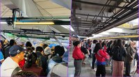 ¿Qué pasa en el Metro? Usuarios se quedan hasta 20 minutos detenidos “por alta afluencia”