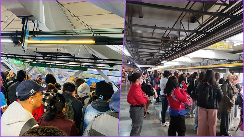 ¿Qué pasa en el Metro? Usuarios se quedan hasta 20 minutos detenidos “por alta afluencia”