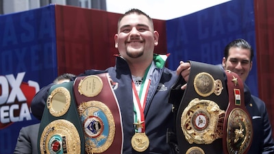 Andy Ruiz Jr. visitó la CDMX este martes
