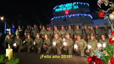 La Sedena publicó un video con motivo de la llegada del año 2019