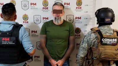 El sujeto fue detenido en Tamaulipas