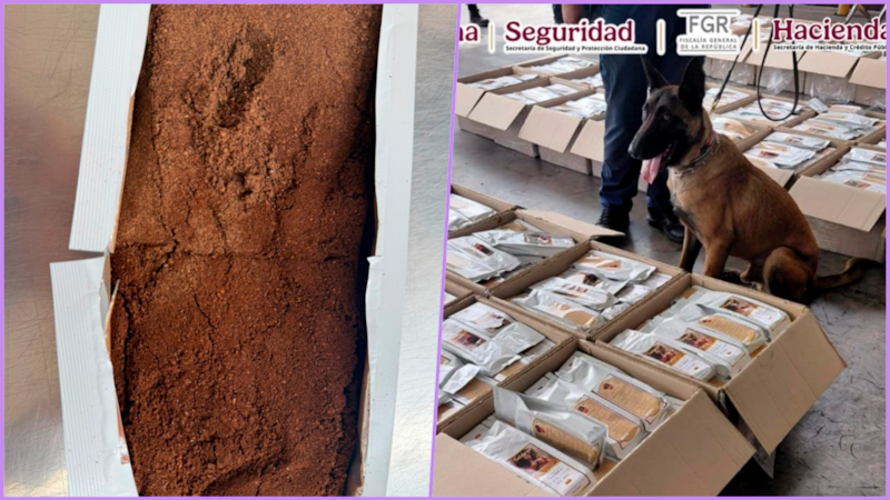 Hallan más de una tonelada de cocaína oculta en cargamento de café tostado en el AICM