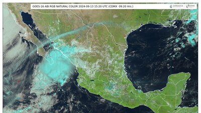 Encendió la alerta roja en Baja California Sur por un posible impacto