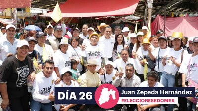 Juan Zepeda visitó el municipio localizado al norte de la Ciudad de México