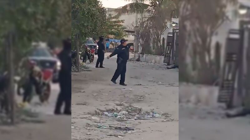 VIDEO: ¡Qué tino! Policías en Yucatán usan resorteras para detener a presuntos delincuentes