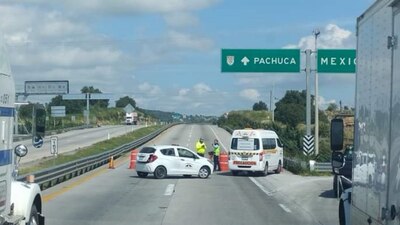 Ejidatarios bloquean la autopista Arco Norte como forma de protesta