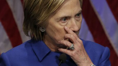 Hillary Clinton dijo que los estadounidenses no deben desanimarse por el triunfo de Trump