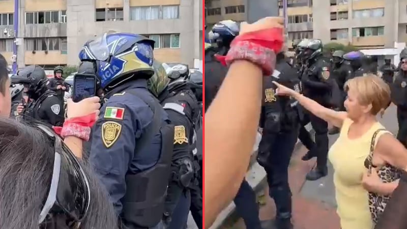 Acusan intimidación y robo por parte de policías de la CDMX durante marcha del 2 de octubre