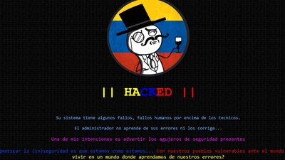 Aunque en un principio aparecía un mensaje, ahora es imposible acceder al sitio