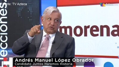 El candidato tabasqueño busca por tercera ocasión la Presidencia