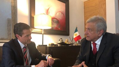 La reunión se llevó a cabo en la casa del tabasqueño ubicada en la delegación Tlalpan