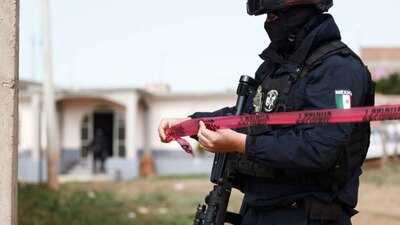 En el punto fue asegurado un vehículo, así como armamento y equipo táctico