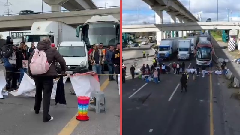 ¡Toma tus precauciones! Bloqueo en la México-Toluca suma 36 horas y amenaza con extenderse