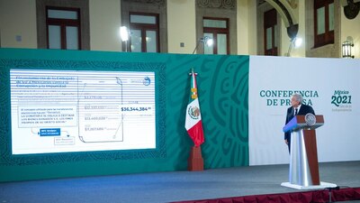 El Presidente señaló que el gobierno de EU financia a Mexicanos Contra la Corrupción