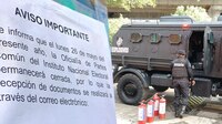 Ante amagos de la CNTE, blindan las instalaciones del INE en CDMX