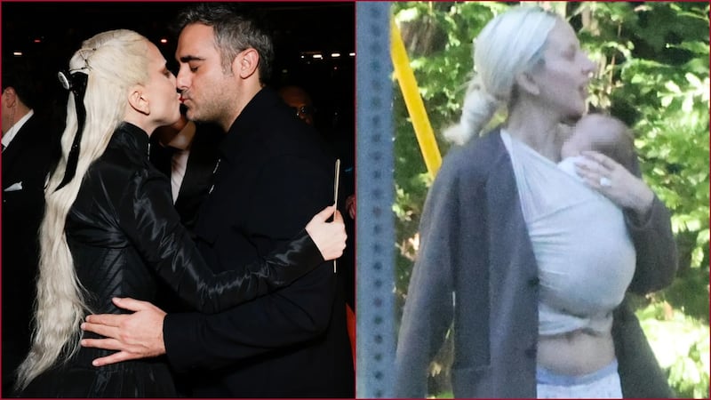 Lady Gaga disfruta de su etapa como mamá junto a su prometido Michael Polansky