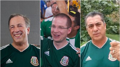 José Antonio Meade, Ricardo Anaya y Jaime Rodríguez Calderón mandaron ánimo al Tri