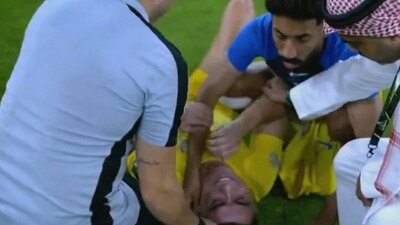 Salió desconsolado del campo