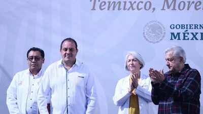 El gobernador de Morelos reiteró su apoyo a Morena