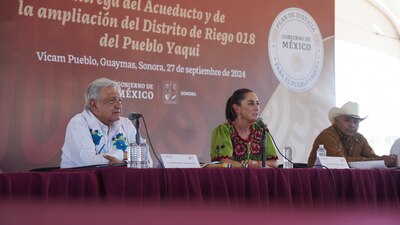 "Grandes hombres y mujeres ofrecen perdón", señaló Sheinbaum