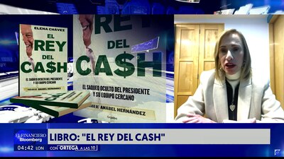 La autora de El rey del cash, Elena Chávez, asegura que AMLO desvió recursos