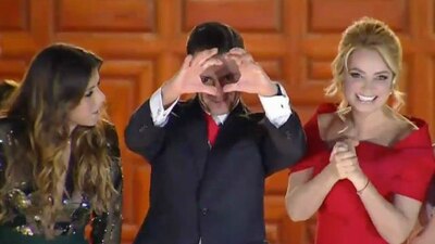 El presidente dejó algunos para recordar de este 15 de sptiembre