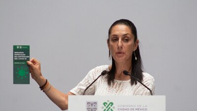 La jefa de Gobierno capitalina indicó que el depósito de las ayudas sociales se realizará entre el 1 y 2 de mayo