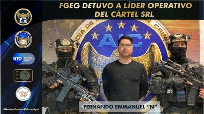 El capo criminal fue detenido con una colorida arma de fuego larga y diversos cartuchos útiles